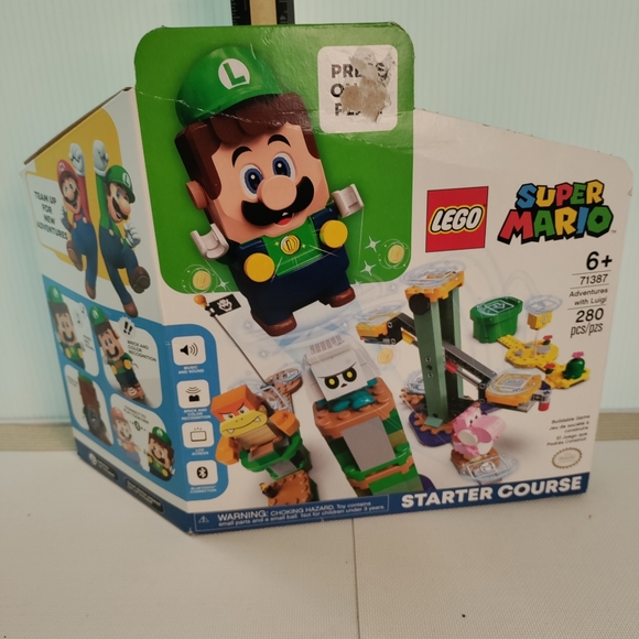 Lego Super Mario Luigi starter course NWT NIB set number 71387 Nintendo - Picture 1 of 9